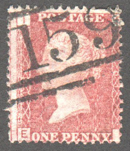 Great Britain Scott 33 Used Plate 181 - EI - Click Image to Close